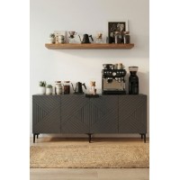 Dulăpior Hanah Home Ferrro 180 Anthracite imaginea #2 — magazin online Desire.md