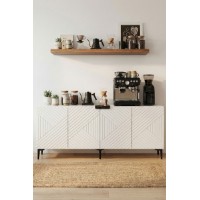 Dulăpior Hanah Home Ferrro 180 White imaginea #2 — magazin online Desire.md