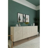 Dulăpior Hanah Home Ferrro 180 White Travertine imaginea #3 — magazin online Desire.md