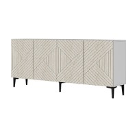 Dulăpior Hanah Home Ferrro 180 White Travertine imaginea #4 — magazin online Desire.md