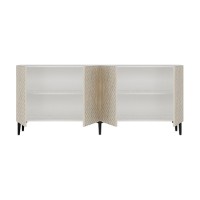 Dulăpior Hanah Home Ferrro 180 White Travertine imaginea #6 — magazin online Desire.md