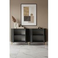 Dulăpior Hanah Home Nota 150 Anthracite Gold imaginea #3 — magazin online Desire.md