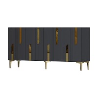 Dulăpior Hanah Home Nota 150 Anthracite Gold imaginea #4 — magazin online Desire.md