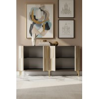 Dulăpior Hanah Home Nota 150 Anthracite Travertine Gold imaginea #3 — magazin online Desire.md