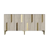 Dulăpior Hanah Home Nota 150 Anthracite Travertine Gold imaginea #5 — magazin online Desire.md