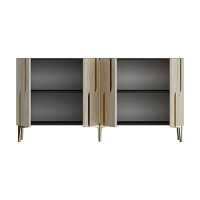 Dulăpior Hanah Home Nota 150 Anthracite Travertine Gold imaginea #6 — magazin online Desire.md