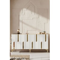 Dulăpior Hanah Home Nota 150 Sapphire Oak White Gold imaginea #2 — magazin online Desire.md