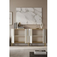Dulăpior Hanah Home Nota 150 Sapphire Oak White Gold imaginea #3 — magazin online Desire.md