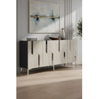 Dulăpior Hanah Home Nota 150 Anthracite Travertine Silver imaginea #2 — magazin online Desire.md