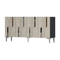 Dulăpior Hanah Home Nota 150 Anthracite Travertine Silver imaginea #4 — magazin online Desire.md