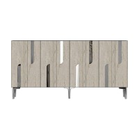Dulăpior Hanah Home Nota 150 Anthracite Travertine Silver imaginea #5 — magazin online Desire.md