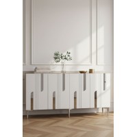 Dulăpior Hanah Home Nota 150 Sapphire Oak White Silver imaginea #3 — magazin online Desire.md