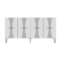 Dulăpior Hanah Home Slim 150 White Gold imaginea #6 — magazin online Desire.md