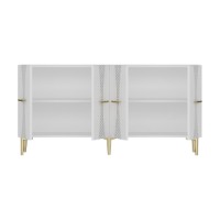 Dulăpior Hanah Home Slim 150 White Gold imaginea #7 — magazin online Desire.md