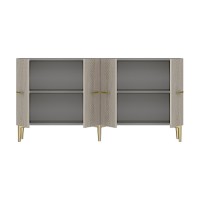 Dulăpior Hanah Home Slim 150 White Travertine Gold imaginea #7 — magazin online Desire.md