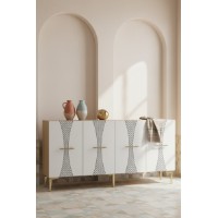 Dulăpior Hanah Home Slim 150 Sapphire Oak White Gold imaginea #2 — magazin online Desire.md