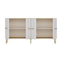 Dulăpior Hanah Home Slim 150 Sapphire Oak White Gold imaginea #6 — magazin online Desire.md