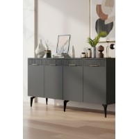Dulăpior Hanah Home Batum 150 Anthracite Gold imaginea #2 — magazin online Desire.md
