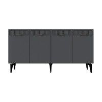 Dulăpior Hanah Home Batum 150 Anthracite Gold imaginea #4 — magazin online Desire.md