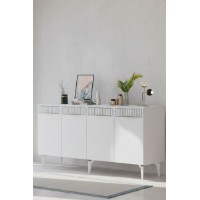Dulăpior Hanah Home Batum 150 White Gold imaginea #2 — magazin online Desire.md