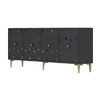 Dulăpior Hanah Home Moka 180 Anthracite Gold imaginea #4 — magazin online Desire.md