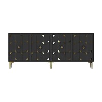 Dulăpior Hanah Home Moka 180 Anthracite Gold imaginea #5 — magazin online Desire.md