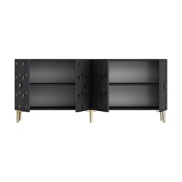 Dulăpior Hanah Home Moka 180 Anthracite Gold imaginea #6 — magazin online Desire.md