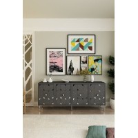Dulăpior Hanah Home Moka 180 Anthracite Silver