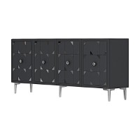 Dulăpior Hanah Home Moka 180 Anthracite Silver imaginea #4 — magazin online Desire.md