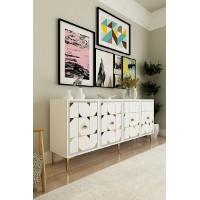 Dulăpior Hanah Home Moka 180 White Gold imaginea #2 — magazin online Desire.md