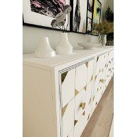 Dulăpior Hanah Home Moka 180 White Gold imaginea #3 — magazin online Desire.md