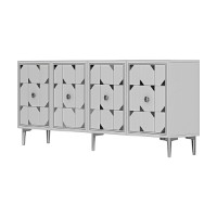 Dulăpior Hanah Home Moka 180 White Silver imaginea #4 — magazin online Desire.md