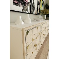 Dulăpior Hanah Home Moka 180 White Travertine Gold imaginea #3 — magazin online Desire.md