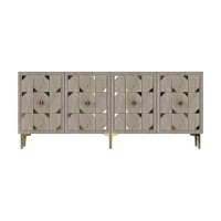Dulăpior Hanah Home Moka 180 White Travertine Gold imaginea #5 — magazin online Desire.md