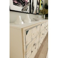 Dulăpior Hanah Home Moka 180 White Travertine Silver imaginea #3 — magazin online Desire.md