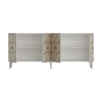 Dulăpior Hanah Home Moka 180 White Travertine Silver imaginea #6 — magazin online Desire.md