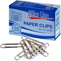 Clame de hârtie OfficeLine 50mm 100pcs (OL.8208) imaginea #2 — magazin online Desire.md