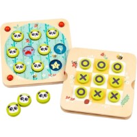 Joc educativ de masa Tooky Toy 2in1 Tic Tac Toe (HP005)