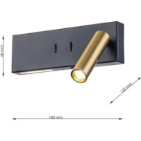 Бра Lampardi Flo LP5295-W фото №3 — интернет-магазин Desire.md