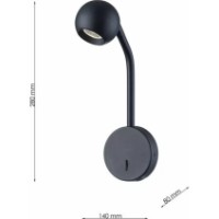 Candelabru de perete Lampardi iBall LP5289-1W imaginea #3 — magazin online Desire.md