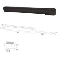 Sistem de iluminat pe șină Lampardi LP9091 Driver-100W Slim imaginea #2 — magazin online Desire.md