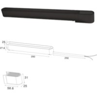 Sistem de iluminat pe șină Lampardi LP9091 Driver-200W Slim imaginea #3 — magazin online Desire.md