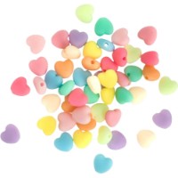 Set de realizare a bijuteriilor DPCraft Macaron Hearts 50pcs (GRKO-159)