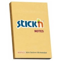 Hârtie de notițe Stick'n 76x51cm Orange 100p (21390)
