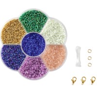Set de realizare a bijuteriilor Folia Rocailles Perlen Set (12912)