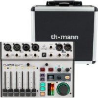 Mixer Behringer Flow 8 Case Bundle