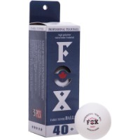 Мячи для настольного тенниса Fox T005 3pcs White фото №3 — интернет-магазин Desire.md