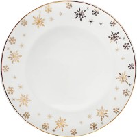 Set farfurii adânci Casa Masa Fulgi de Aur 26cm 6pcs (XSY002-SU1754E)