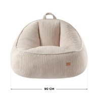 Fotoliu puf Mark Adler Comfy 4.0 Beige imaginea #7 — magazin online Desire.md