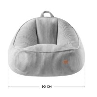Fotoliu puf Mark Adler Comfy 4.0 Grey imaginea #3 — magazin online Desire.md